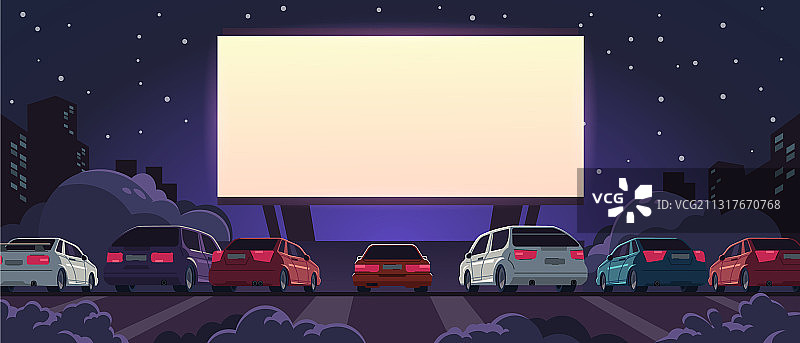 汽车影院开放空间图片素材