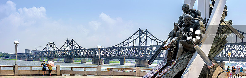 辽宁丹东全景风光图片素材