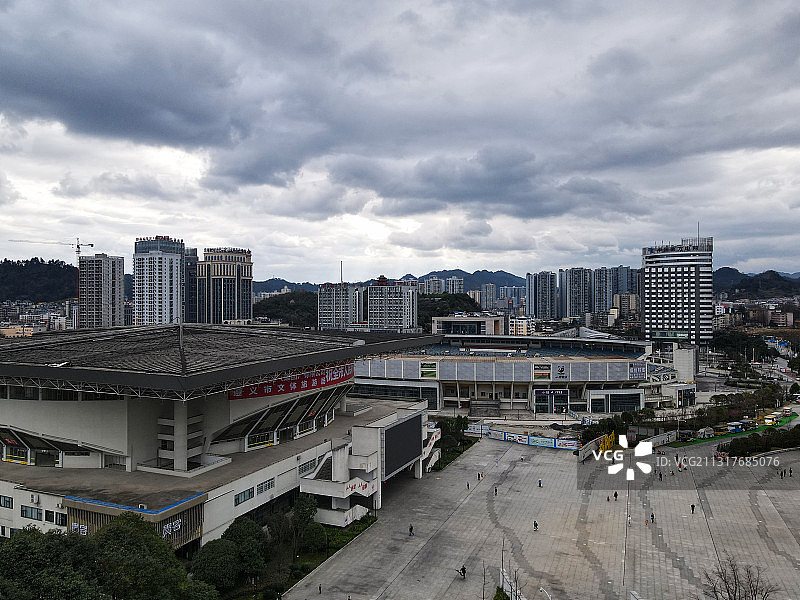 贵州省遵义市汇川区城市旅游风光图片素材