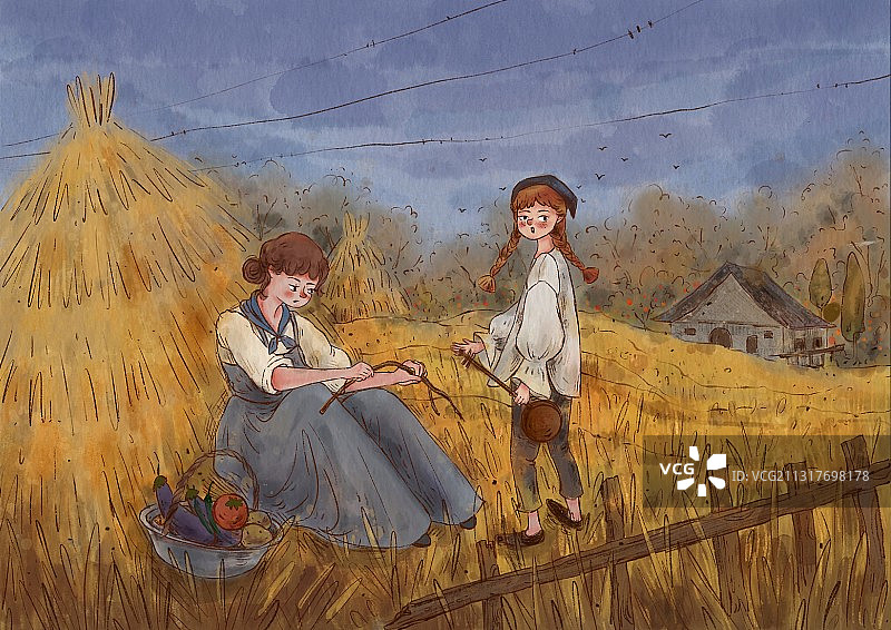 谷堆记忆图片素材