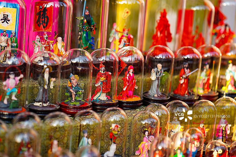 老北京传统手工艺品—捏面人图片素材