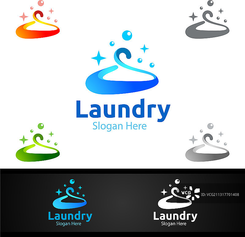 带衣服的洗衣店干洗店衣架标志图片素材