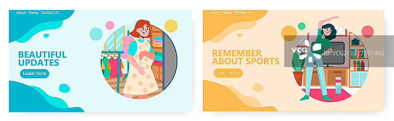 孕妇在家锻炼和伸展图片素材