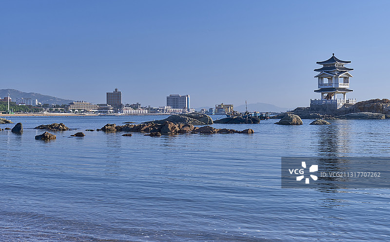 中国辽宁葫芦岛兴城海滨风景名胜区图片素材