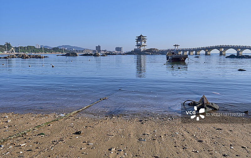 中国辽宁葫芦岛兴城海滨风景名胜区图片素材