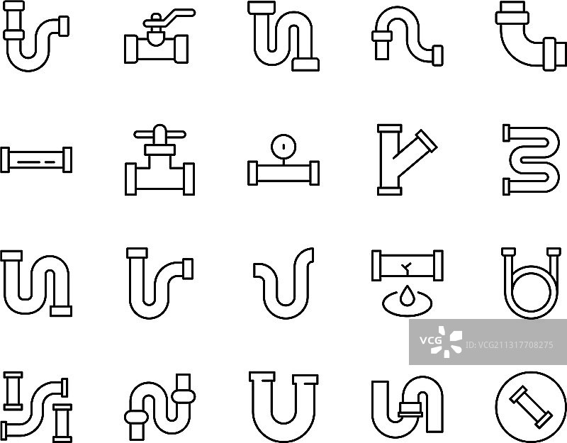 铅锤图标合集图片素材