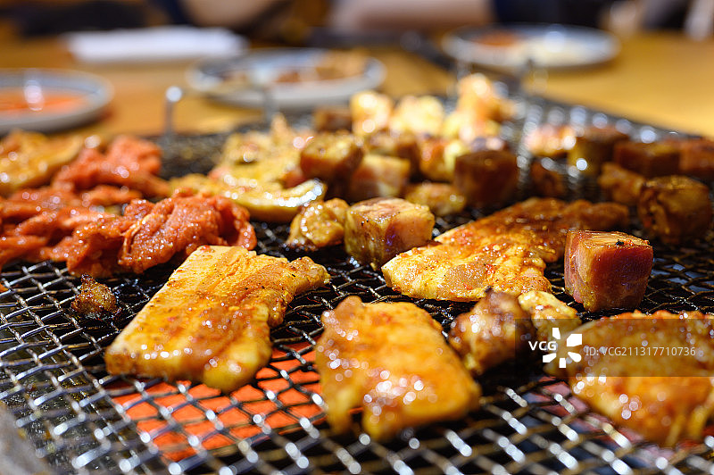 火盆烧烤图片素材