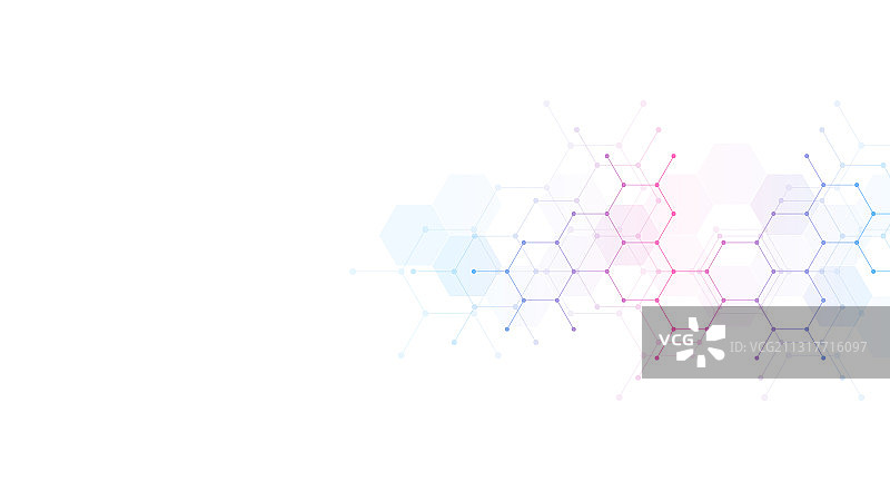 六边形图案抽象背景图片素材