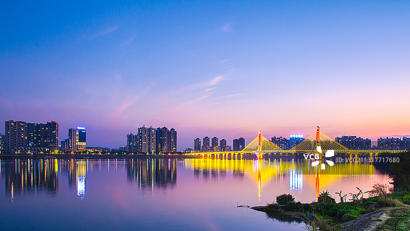 清远洲心大桥图片素材