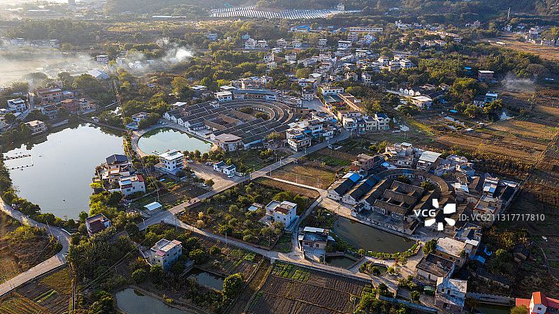 客家民居围龙屋图片素材