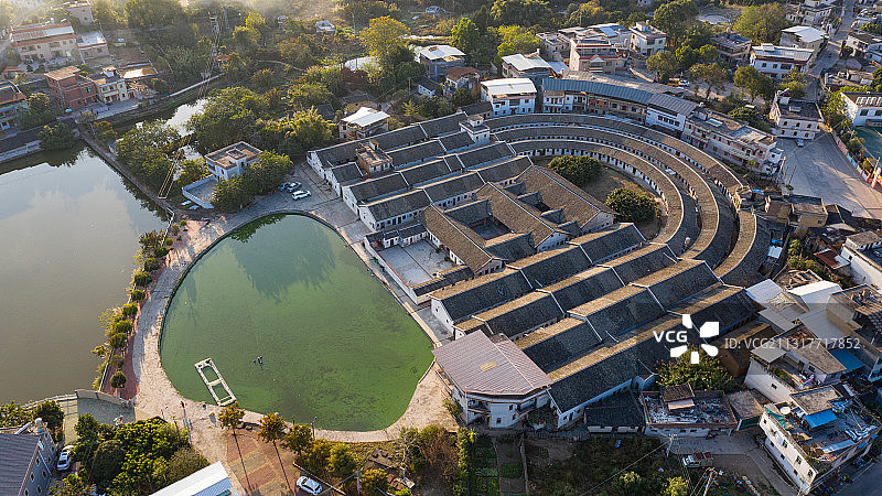 客家民居围龙屋图片素材