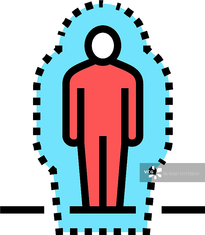 人类健康保护彩色图标图片素材