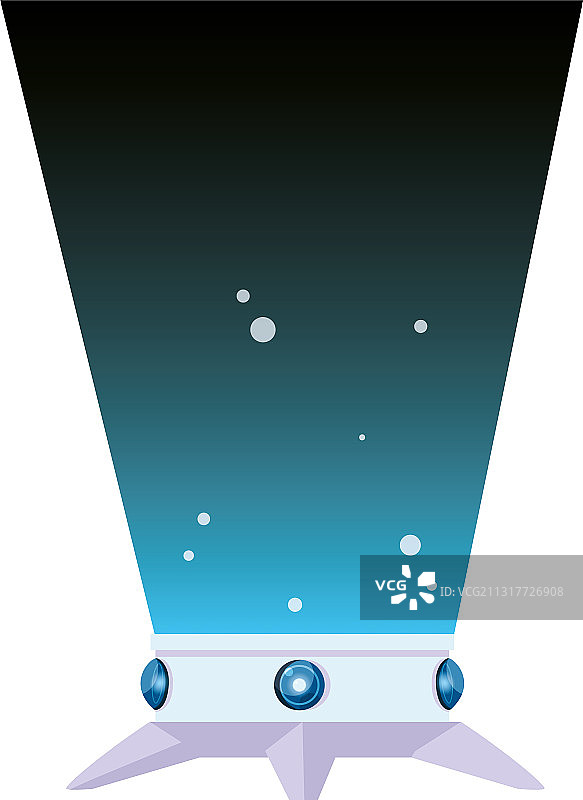 全息白色机器人设计图片素材