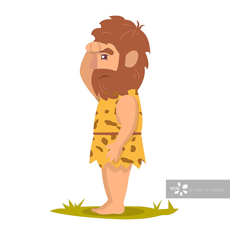 穴居人图片素材