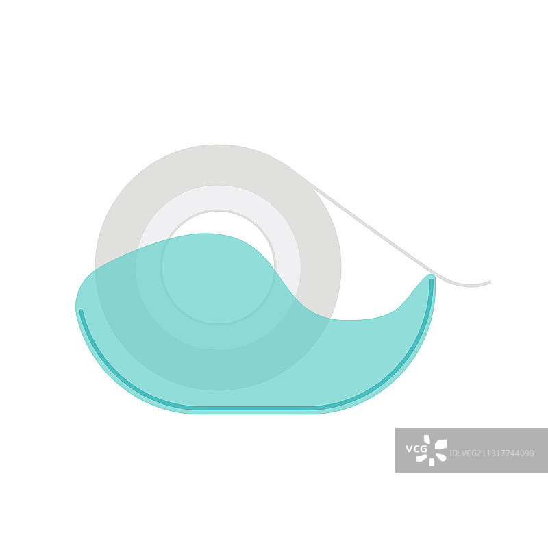 胶带分配器扁平图标图片素材