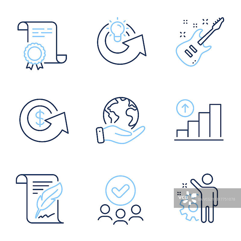 羽毛分享创意和员工图标图片素材