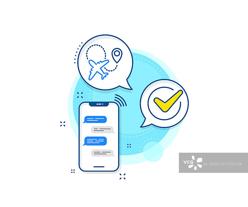 飞机航线图标飞机飞行运输标志图片素材