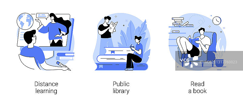 校外学习抽象概念图片素材