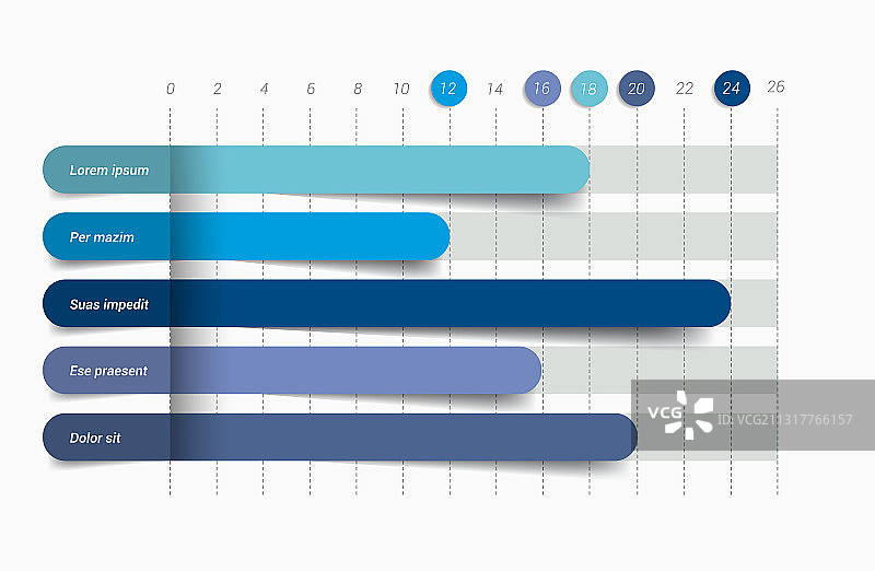 扁平图表颜色可编辑图片素材