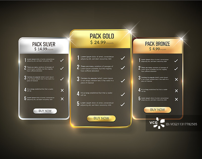 网页价格表按钮图片素材