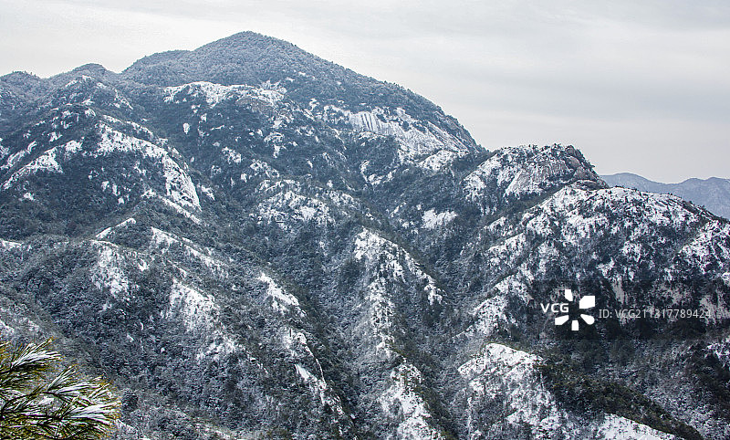 龙须山雪景图片素材