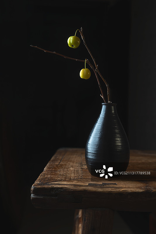 简约的禅意插花图片素材