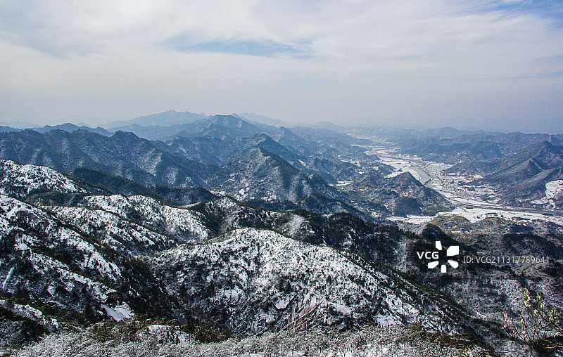 龙须山雪景图片素材
