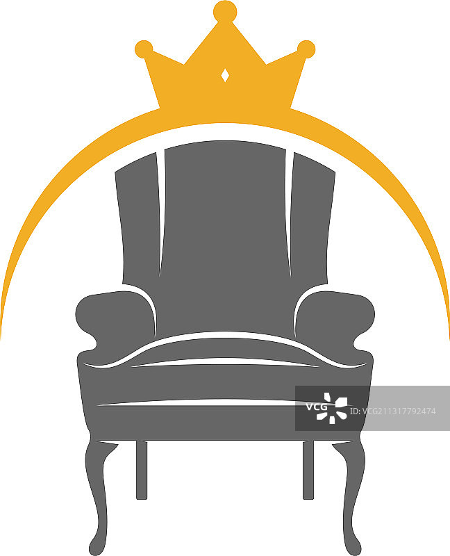 国王家具Logo设计模板图片素材