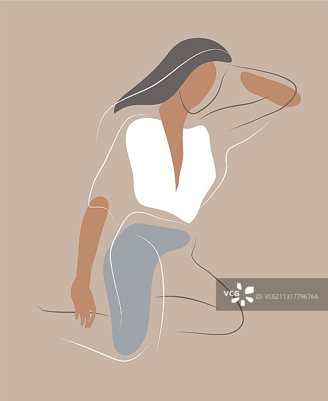 女性概念设计模板图片素材