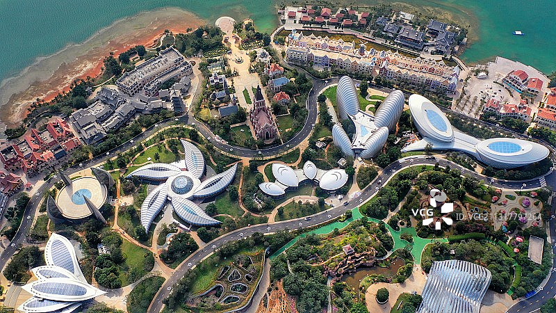 海花岛•日景，夜景照片视频图片素材