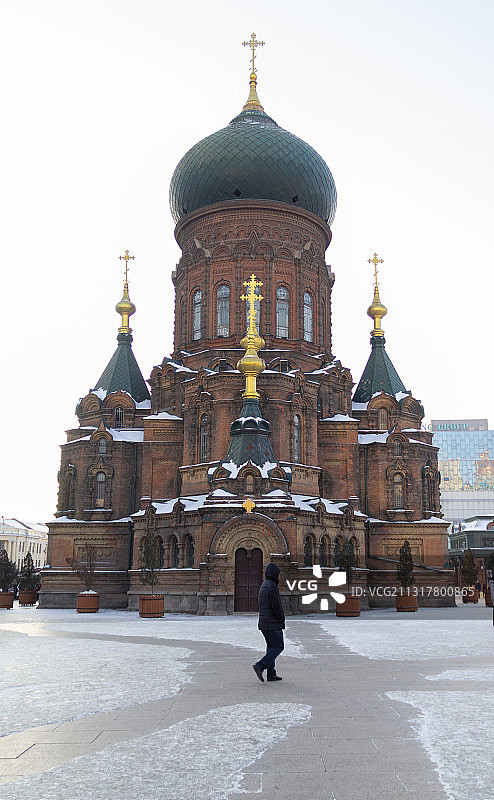 哈尔滨圣索菲亚教堂图片素材