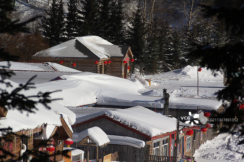 黑龙江 雪乡图片素材