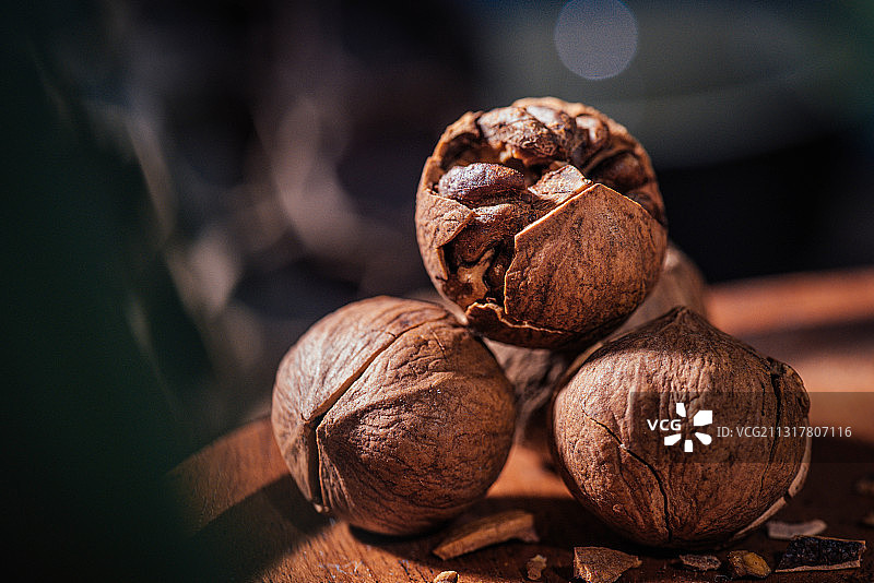 山核桃图片素材