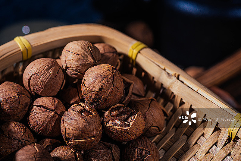 山核桃图片素材