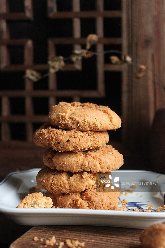 桃酥 中式点心  传统年味图片素材