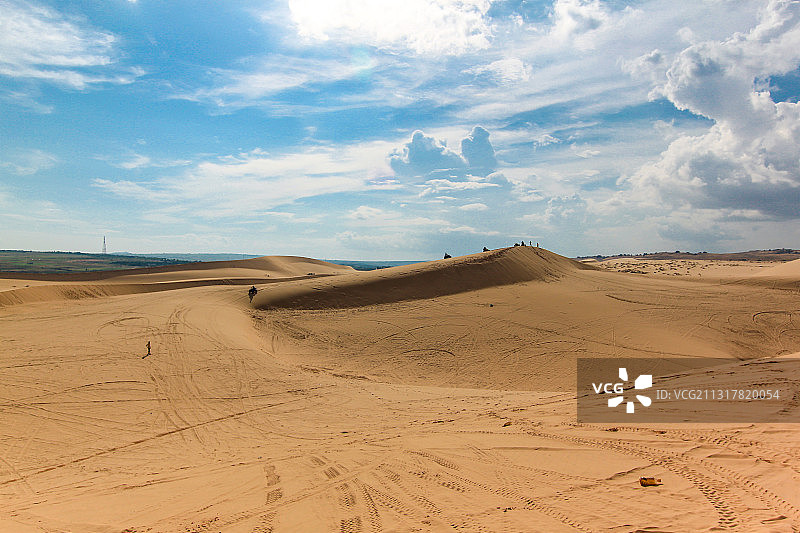 white sand dune图片素材