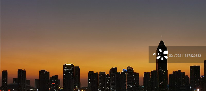 城市剪影图片素材