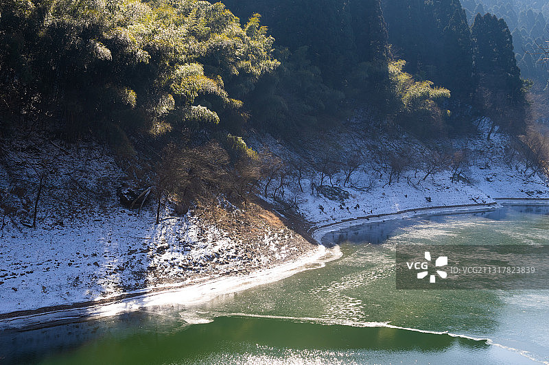 江西九江庐山风景区冬季风光图片素材