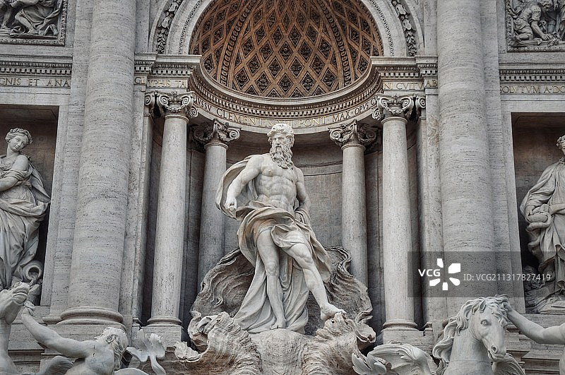 意大利罗马许愿池 特莱维喷泉图片素材