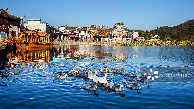 醉美西递图片素材