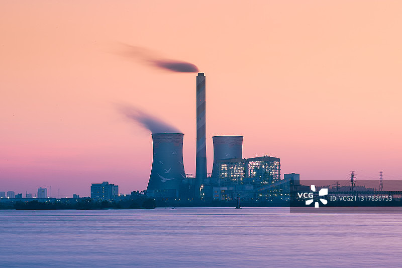 海上发电厂图片素材