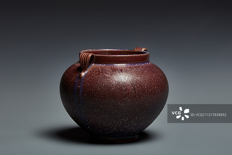 北方钧瓷 高温窑变釉瓷器图片素材