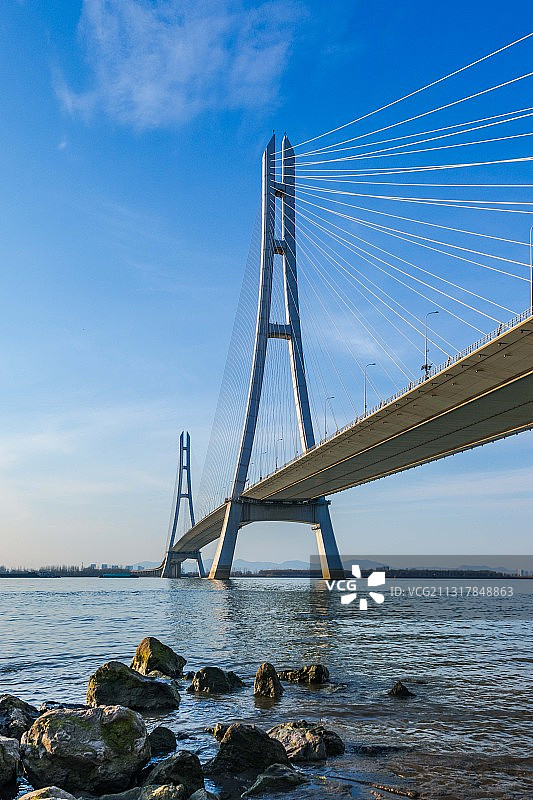 南京大胜关大桥（长江三桥），江苏南京图片素材