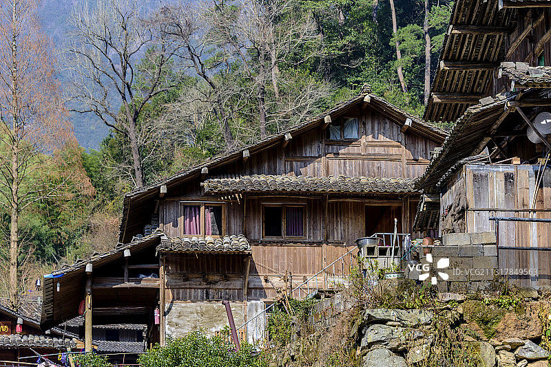 中国浙江温州林坑村图片素材