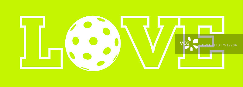 热爱匹克球图片素材