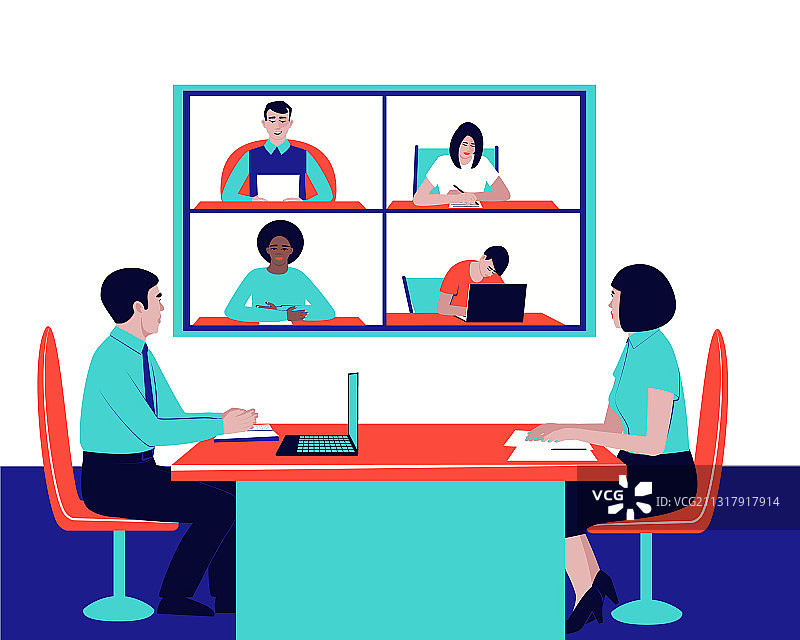 公司视频通讯图片素材