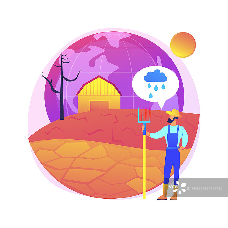 干旱抽象概念图片素材