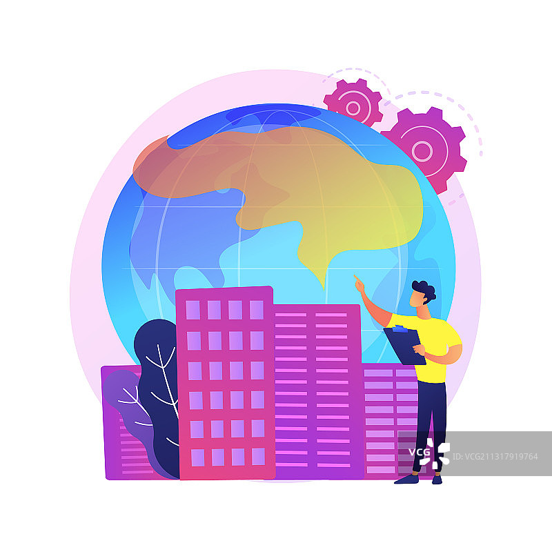 温室气体排放概念图片素材