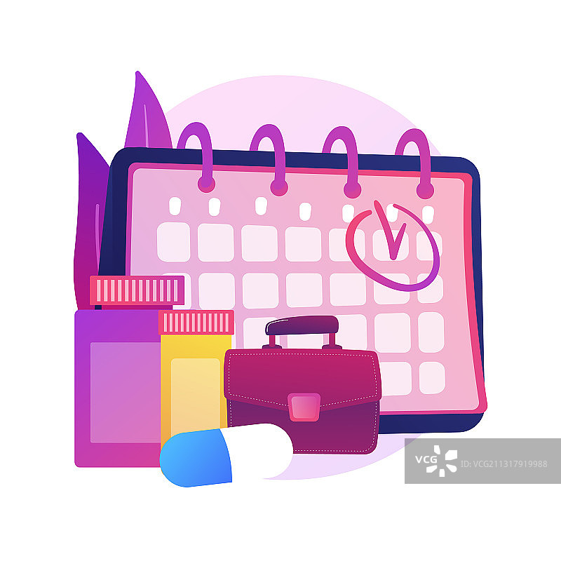 病假抽象概念图片素材