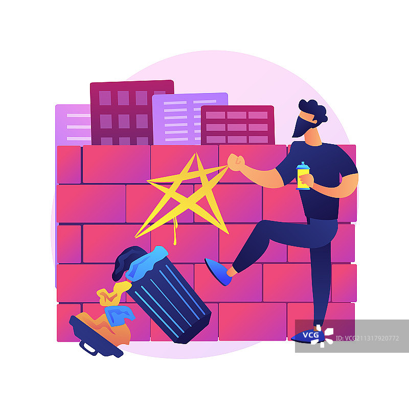 抽象破坏概念图片素材